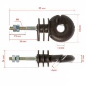Izolator fir cu filet M6  