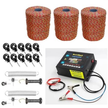 Gard electric pachet complet 3000m 6.6J 100kg MC1166