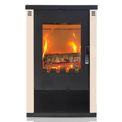 Soba pe lemne 7.5 kW Verso Lheia Champagne clasa energetica A