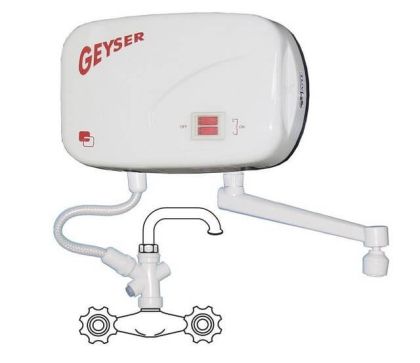 Instant apa calda GEYSER pentru chiuveta