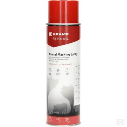 Spray rosu 500 ml pentru marcare vaci, capre si porci