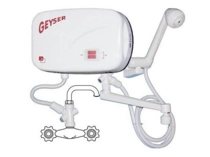 Instant apa calda GEYSER pentru dus si chiuveta