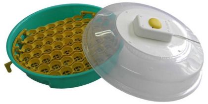 Incubator cu dispozitiv intoarcere manuala Puisor IO-103, 51 oua gaina