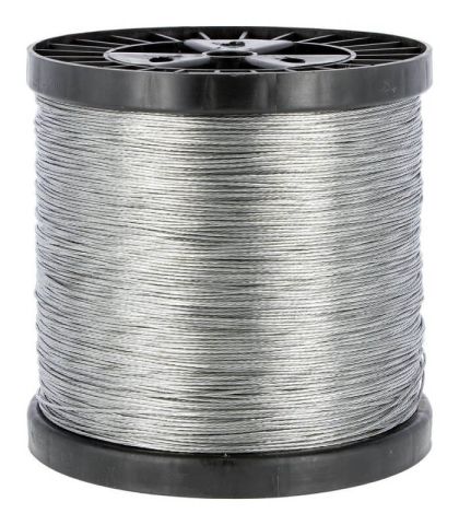 Sarma galvanizata litata 1000m 1.5mm, forta rupere 200kg, rezistenta electrica 0.12 ohm/m