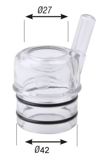 Capat pahar manson cu O-ring 27mm