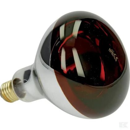 Bec infrarosu 250W HardGlass Rosu