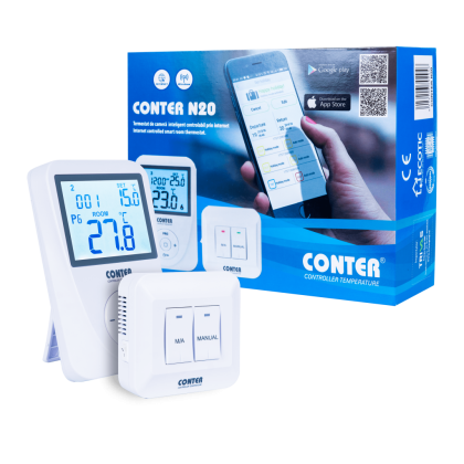 Termostat de cameră controlabil prin WI-FI Conter N20