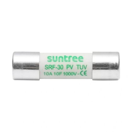 Siguranta fuzibila cilindrica SRF-32 pentru sisteme solare gPV, 10A, 1000V Suntree