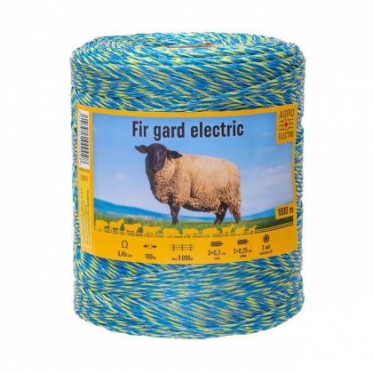 Fir 1000m 5 lite, forta rupere 100kg, rezistenta electrica 0.45 ohm/m