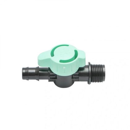 Robinet plastic 1/2 x fi 16mm pentru aparat de muls