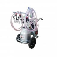 Aparat de muls oi si capre cu 4 posturi si 1 bidon aluminiu 30L Gardelina T230 AL PS