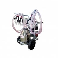 Aparat de muls oi si capre cu 4 posturi si 1 bidon inox 30L Gardelina T230 INOX PS