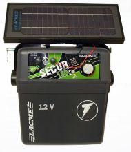 Generator de impulsuri 1.3J pentru gard electric Lacme Secur 130 + panou solar 6 W