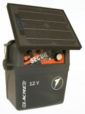 Generator de impulsuri 2J pentru gard electric Lacme Secur 200 + panou solar 10 W