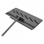 Arzator incastrabil, Bioetanol, 375 x 155 x 77 mm, Otel, Negru, pentru Interior/Exterior