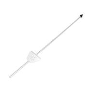 Stalp metalic 108 cm cu izolator pentru gard electric