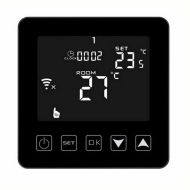 Termostat digital programabil de pardoseala HY08WE-2 black touch screen