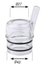 Capat pahar manson cu O-ring 27mm