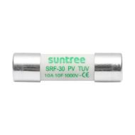 Siguranta fuzibila cilindrica SRF-32 pentru sisteme solare gPV, 10A, 1000V Suntree