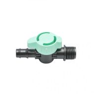 Robinet plastic 1/2 x fi 16mm pentru aparat de muls