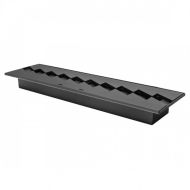 Arzator incastrabil, Bioetanol, 487 x 151 x 75 mm, Otel, Negru, pentru Interior/Exterior
