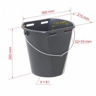 Galeata de alaptare pentru miei si iezi, 1 tetina, 8 litri