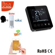Termostat digital programabil de pardoseala HY08WE-2-WIFI black touch screen