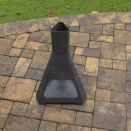 Incalzitor pentru terasa/gradina, Hexagon Fire Pit KRO-1075, Otel, Negru, 1158x725 mm, grosime 3 mm