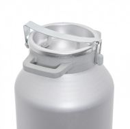 Bidon aluminiu 40 litri cu manere si prindere cu clipsuri si capac aluminiu