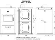  Soba tip centrala Prity S1W10