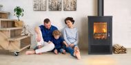 Soba pe lemne 7.5 kW Verso Lheia Champagne clasa energetica A