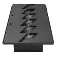 Arzator incastrabil, Bioetanol, 375 x 155 x 77 mm, Otel, Negru, pentru Interior/Exterior