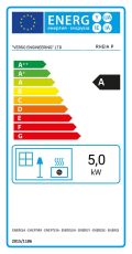 Soba pe lemne 5 kW Verso Rheia P clasa energetica A