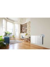 Radiator 1000 W Dual-Therm Radialight AETHEREA - sticla culoare alb