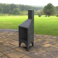 Incalzitor pentru terasa/gradina, Pyramid Stove KRO-1080, Otel, Negru, 1200x500x500 mm, grosime 3 mm