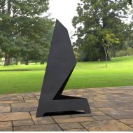Incalzitor de terasa/gradina, Triangular Pyramid KRO-1071, Otel, Negru, 1200x700x700 mm, grosime 3 mm