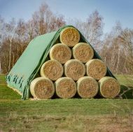 Prelata pentru acoperire baloti 7.6x12.5 m