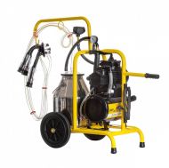Aparat de muls vaci pe ulei cu 1 post si 1 bidon inox 30L