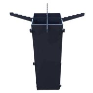 Soba cu pirostrie pentru camping Vivatechnix KRO-1147, dimensiune 570x355x136 mm, demontabila, faras inclus