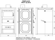  Soba tip centrala Prity S2W10