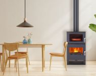 Soba pe lemne cu cuptor 9 kW Verso F clasa energetica A+