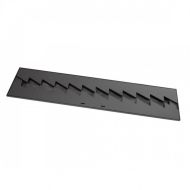 Arzator incastrabil, Bioetanol, 730 x 150 x 75 mm, Otel, Negru, pentru Interior/Exterior