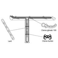 Clema jgheab 100 - 25buc