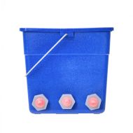 Galeata de alaptare pentru miei si iezi, 6 tetine de 50 mm, 10 litri