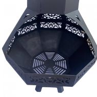 Incalzitor de terasa/gradina, Vivatechnix KRO-1074, Otel, Negru, 1573x706x762 mm, grosime 3 mm