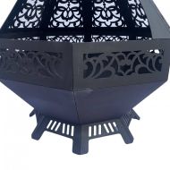 Incalzitor de terasa/gradina, Vivatechnix KRO-1074, Otel, Negru, 1573x706x762 mm, grosime 3 mm