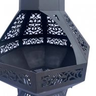 Incalzitor de terasa/gradina, Vivatechnix KRO-1074, Otel, Negru, 1573x706x762 mm, grosime 3 mm