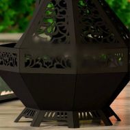 Incalzitor de terasa/gradina, Vivatechnix KRO-1074, Otel, Negru, 1573x706x762 mm, grosime 3 mm