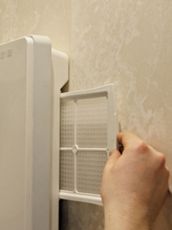 Aeroterma electrica 1800 W pentru baie Radialight Aurora Touch