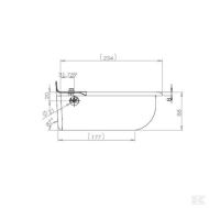 Adapatoare 2.5 litri din inox cu nivel constant Farma 202006FA